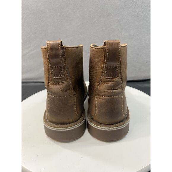 Clarks Desert Bushacre Ankle Boots 6-Eye Lace Up Brown Leather Men Size 7.5 - Picture 11 of 16